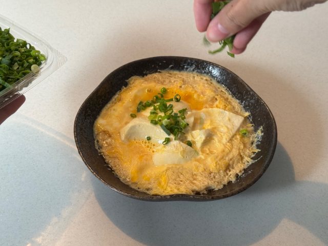 ネギをトッピング