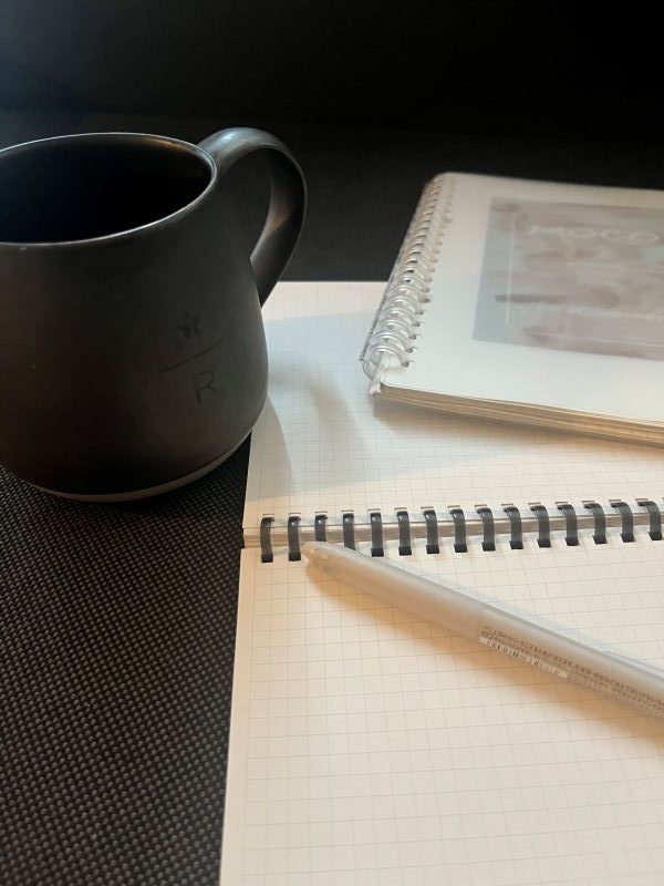 カップとノート