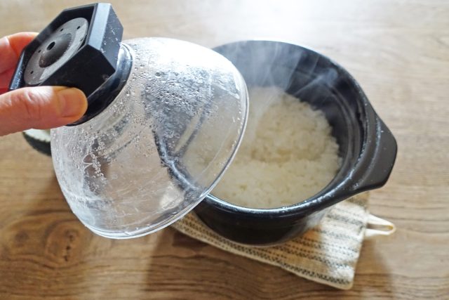 HARIO(ハリオ) フタがガラスのご飯釜