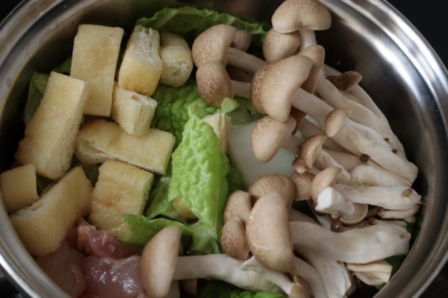 鶏白菜柚子つゆ