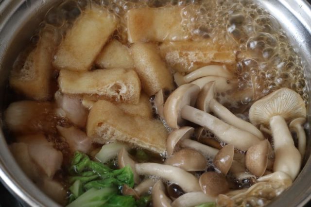 鶏白菜柚子つゆ