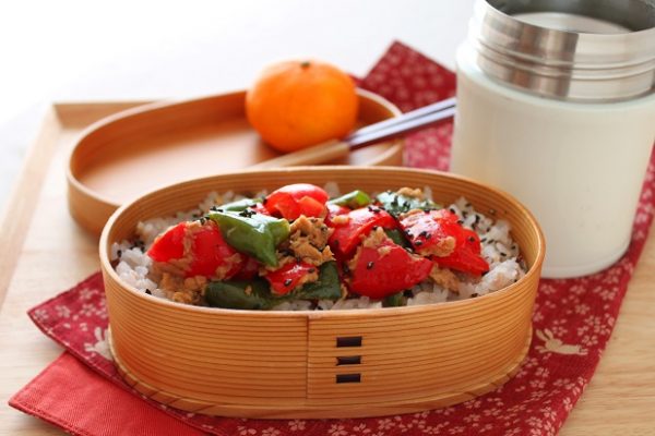 パプリカとツナのオイスターソース炒め