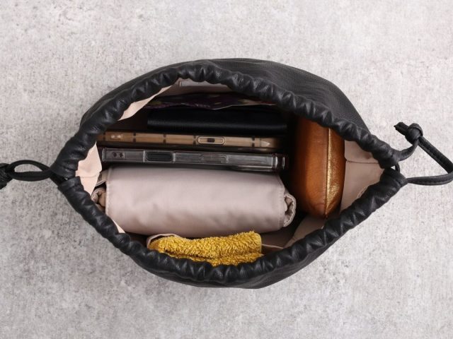 巾着ミニバッグ