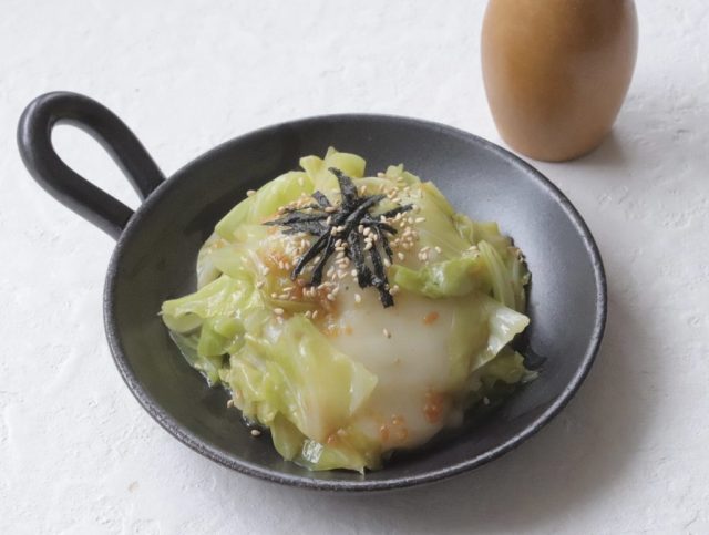 やみつきキャベツ餅