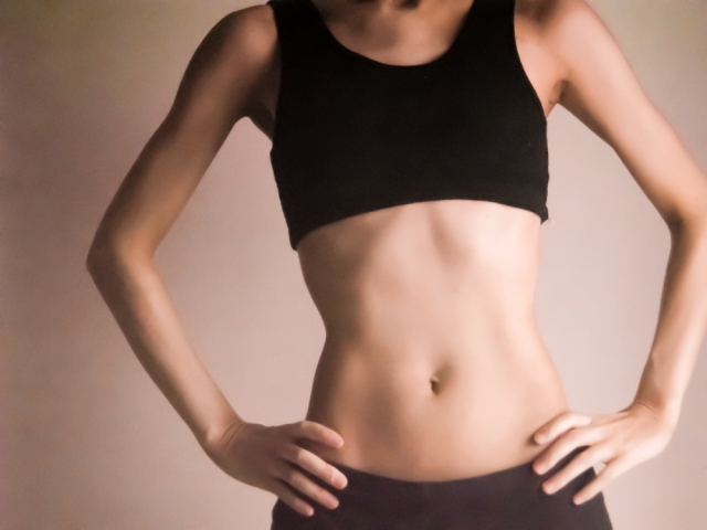 引き締まったウエスト