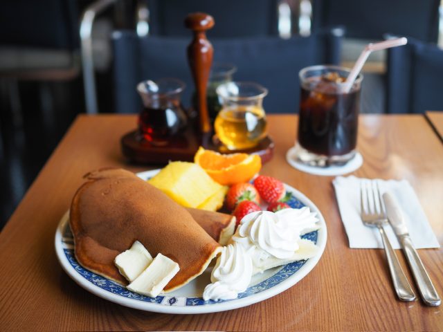 ボリューム満点パンケーキ