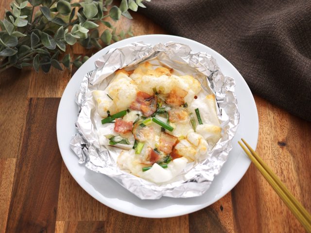 お餅ねぎピザ