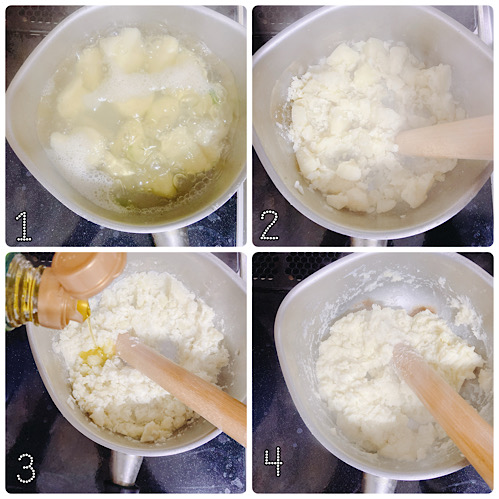 オリーブオイル香る塩マッシュポテト作り方