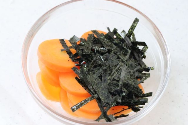 にんじんと海苔