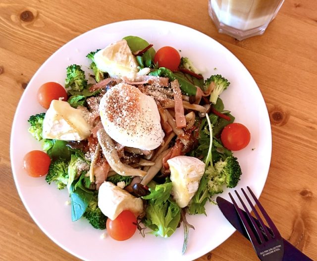 野菜たっぷりのサラダ