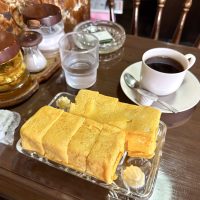 【大阪・我孫子】昭和喫茶で出会った斬新すぎる名物“エッグトースト”@ニュールーブル