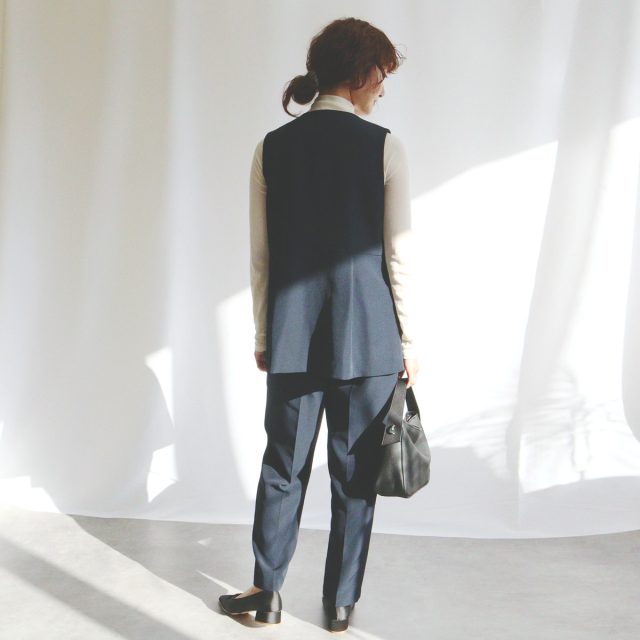 ジレのきれいめコーデ