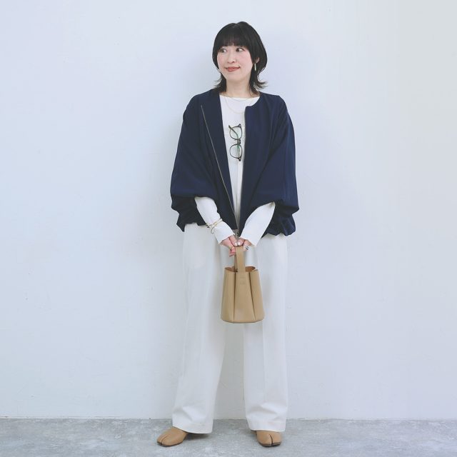 バルーンジャケット ジップブルゾン