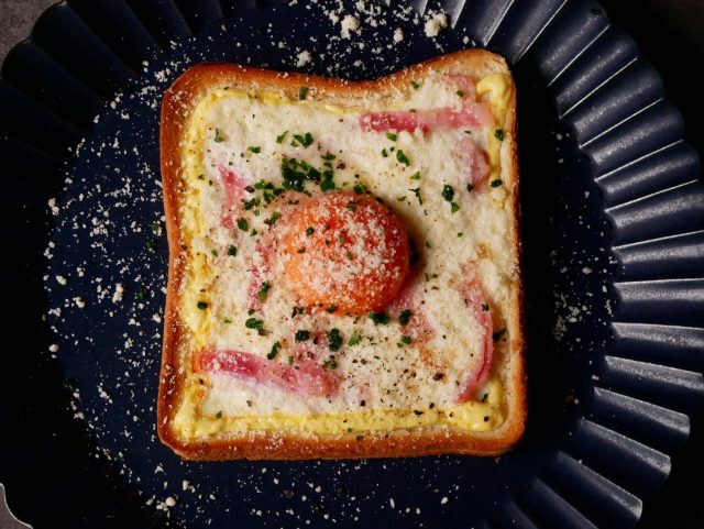 カルボナーラ風トースト