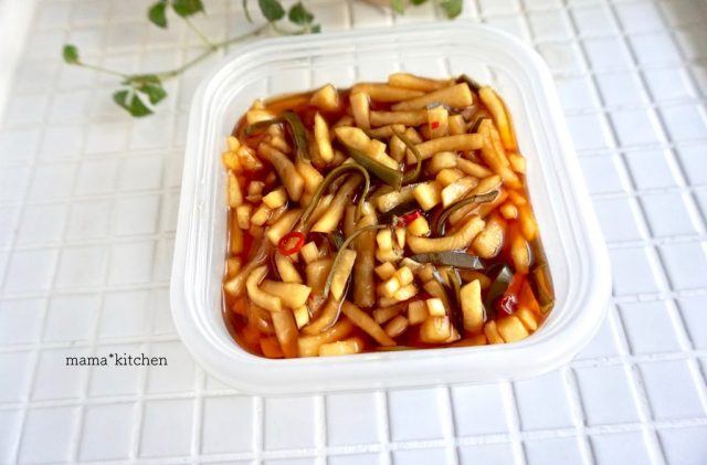 大根の醤油漬け