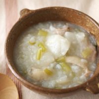 「スープが沁みる」胃にやさしい◎おかゆ朝ごはんレシピ3選