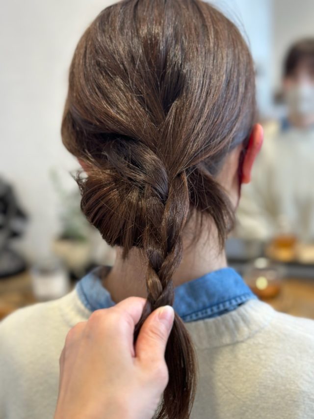 簡単まとめ髪アレンジ