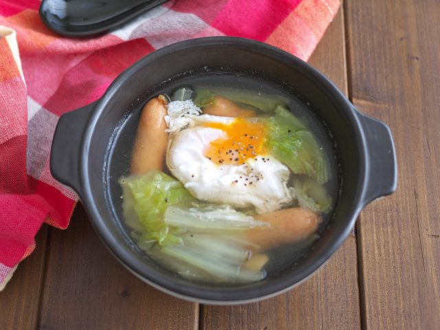 白菜とウインナーのポトフ