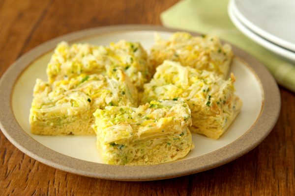 白菜のレンジ卵焼き