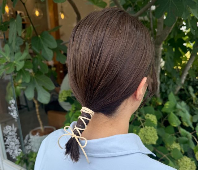 ボブでもできる簡単ヘアアレンジ