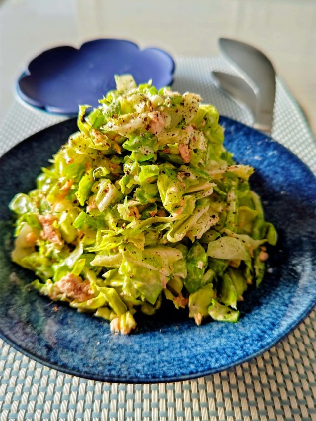 春キャベツとツナのコールスローサラダ