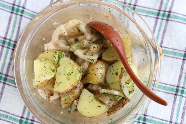 調味料で和える