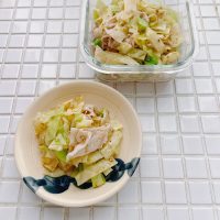 ゆでて和えるだけ！料理ビギナーさんに◎「豚しゃぶとキャベツのごまポン酢和え」作り置き