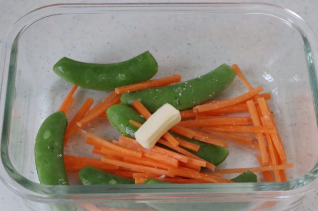 スナップえんどうとにんじん