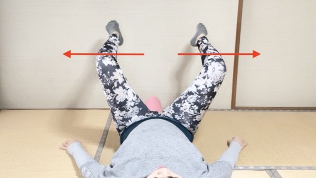 ピラティス「ニーオープン」