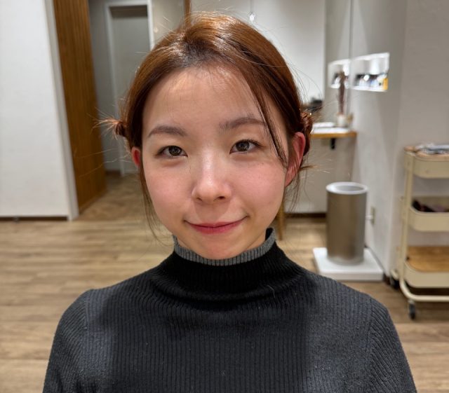 ヘアアレンジ正面