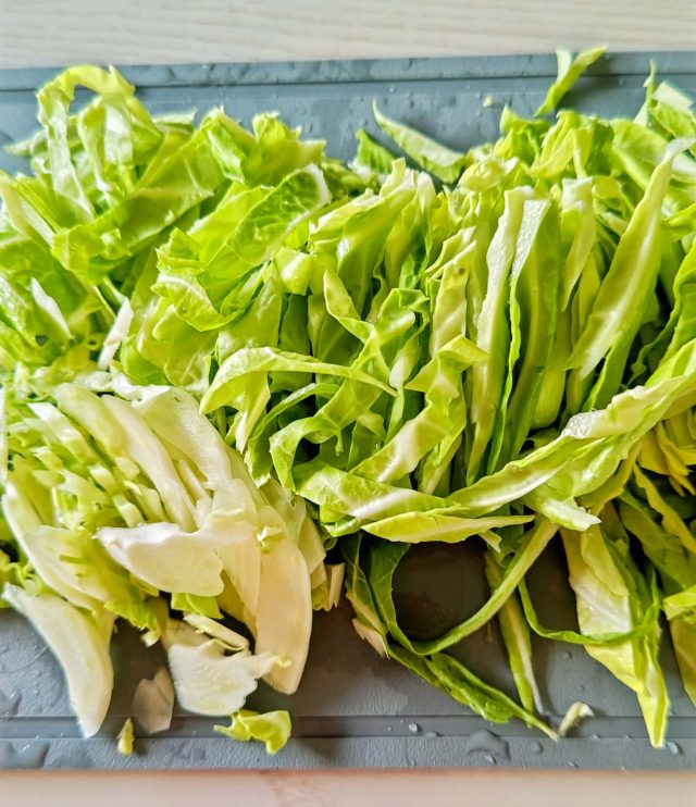 春キャベツの千切り