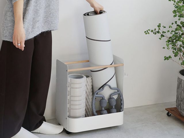 Ordre 立てて収納できる フィットネス収納