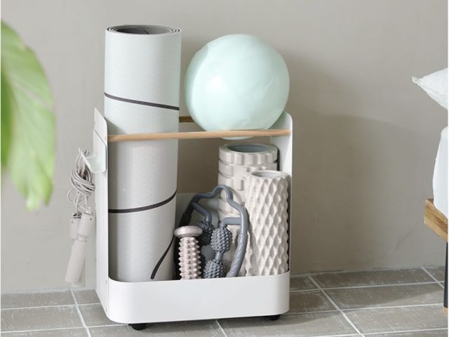 Ordre 立てて収納できる フィットネス収納