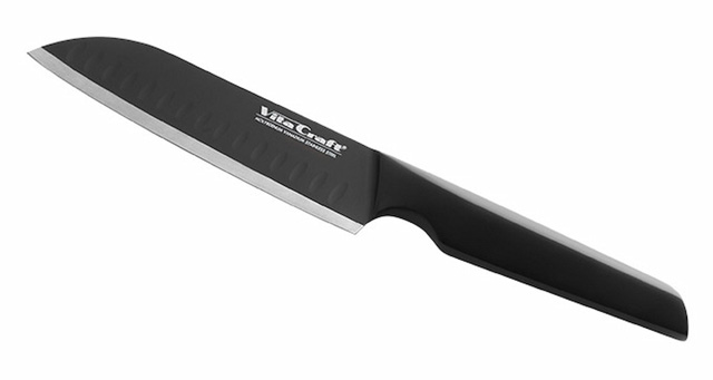 ビタクラフト ソリッドナイフブラック (三徳ナイフ)