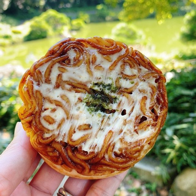 丸い焼きそばパン