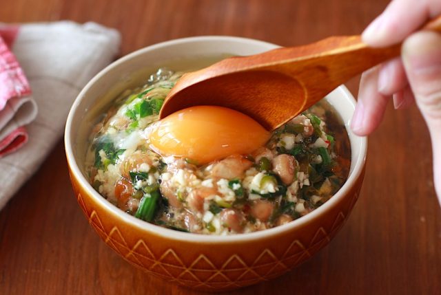 納豆卵かけご飯