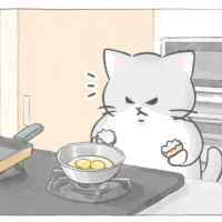 【四コマ漫画】vol.198「ふたごたまご」が出た！どんな料理にする？