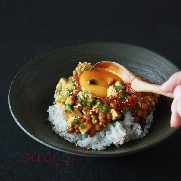 納豆アボカドユッケ丼