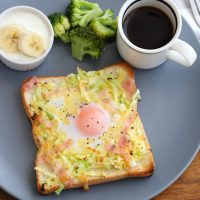 朝の救世主！「巣ごもりキャベツトースト」の栄養完結ワンプレート