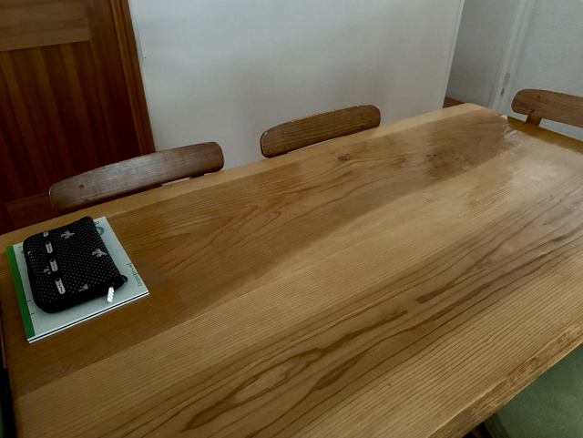 テーブルリセット