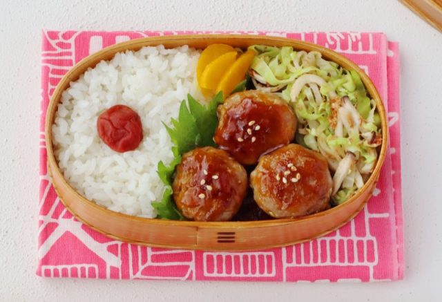 2品弁当の詰め方プロセス