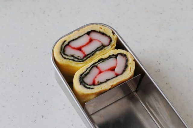 2品弁当の詰め方プロセス