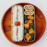 ご飯が進む！「鶏とブロッコリーのオイスターソース照り焼き」「かにかま海苔卵焼き」2品弁当