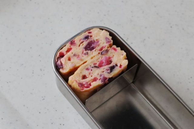 2品弁当の詰め方プロセス