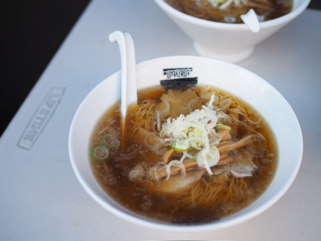 完成したラーメン