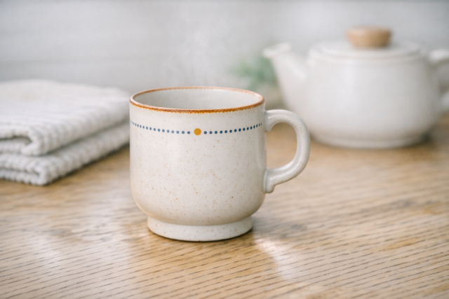 白湯のマグカップ