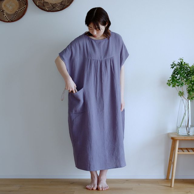 湯上りガーゼワンピース