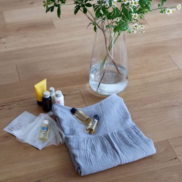 湯上りガーゼワンピース