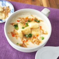 朝の冷え対策に♪あったか「豆乳スープ」朝ごはんレシピ3選