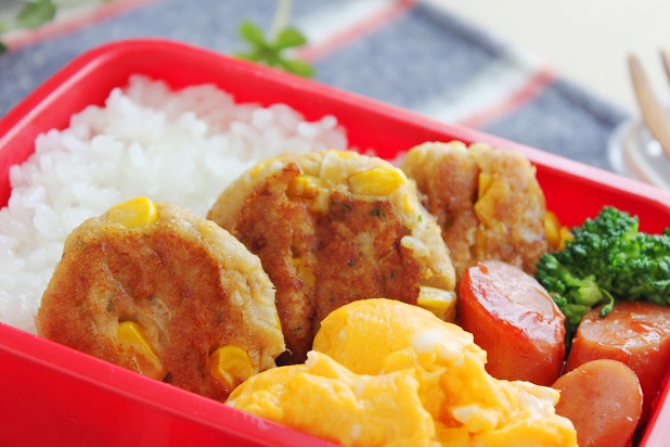 ツナとコーンのやわらかバーグ